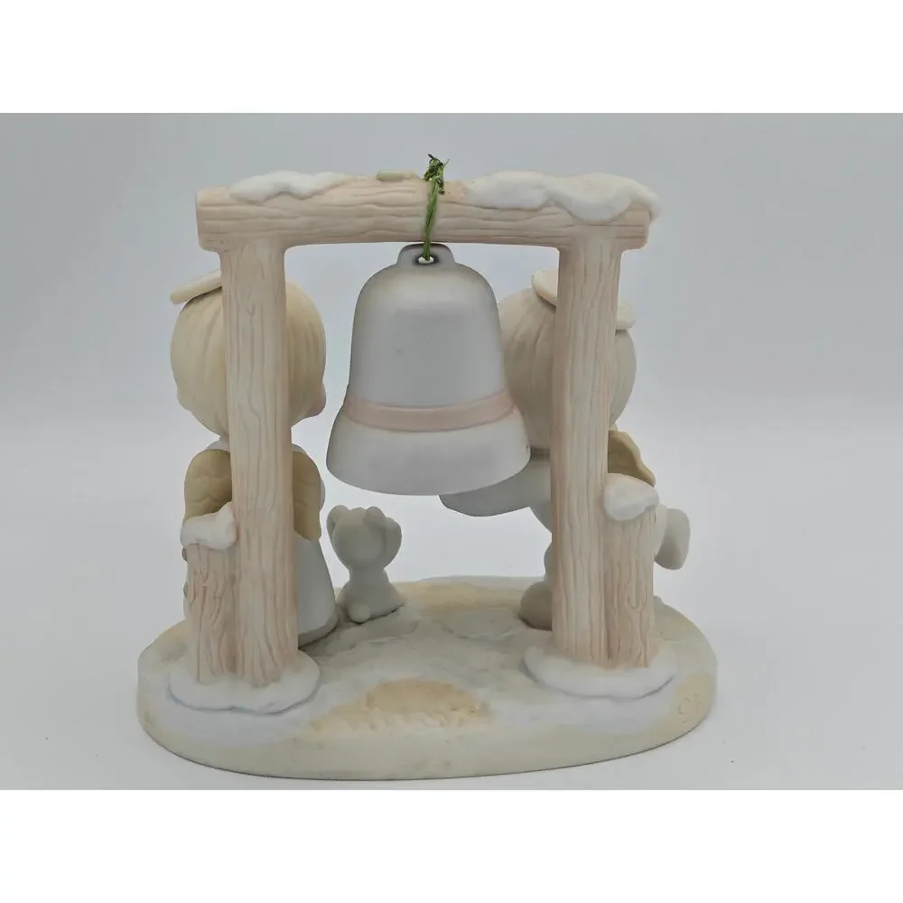 Precious Moments 525898 Ring Those Christmas Bells Enesco 1992 Figurine‎